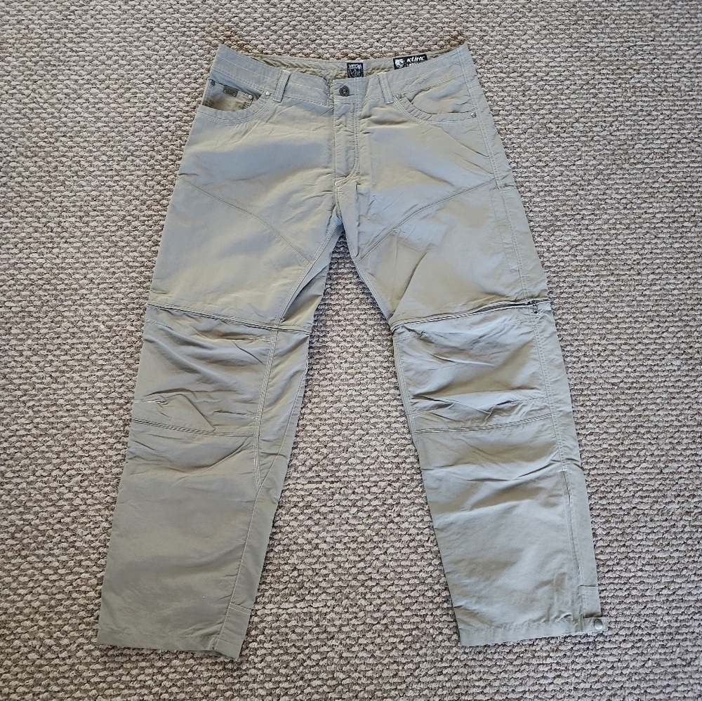 Kuhl Liberator Convertible Pants Beige Mens Size 38 - Picture 2 of 7